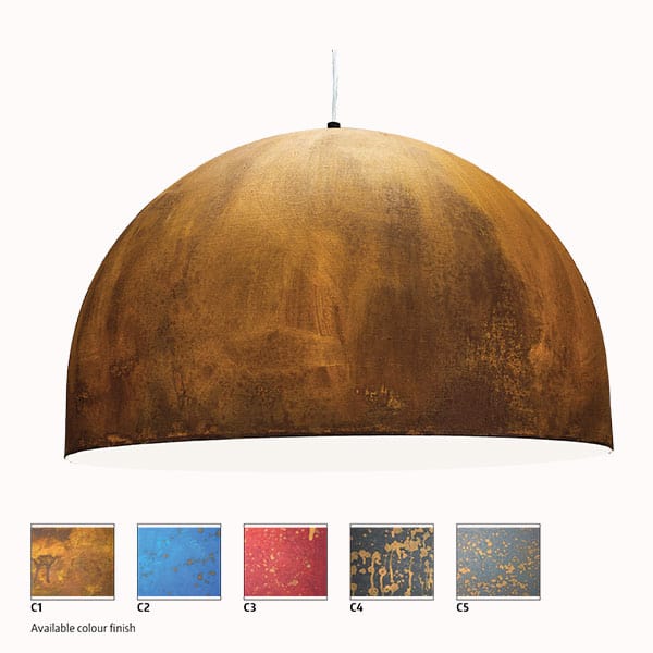Oprawa zwieszana CORTEN Globo