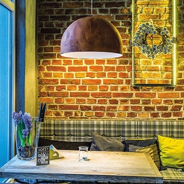 Efekt rdzy lampa