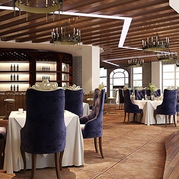 oswietlenie restauracji